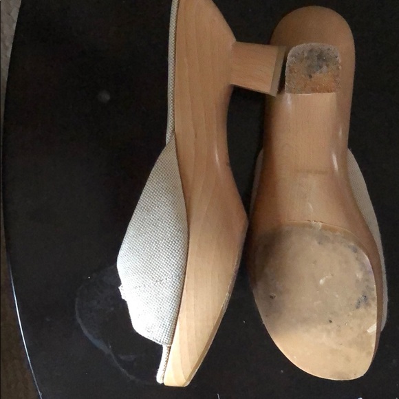 Prada wooden heel sandals size 8.5 - Picture 4 of 7
